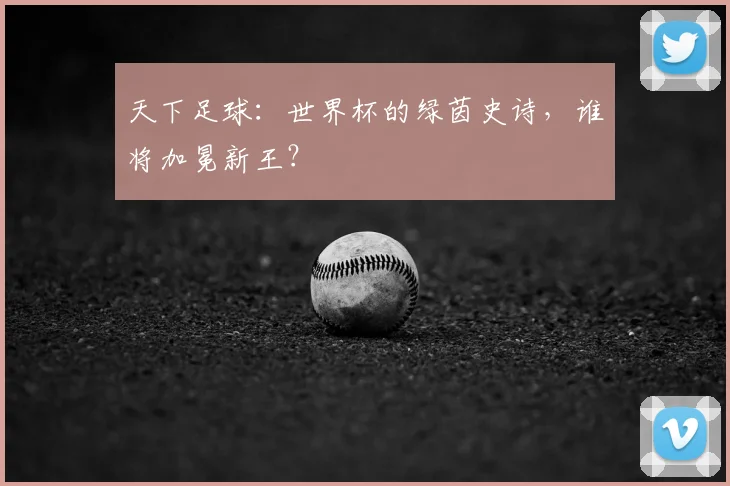 天下足球：世界杯的绿茵史诗，谁将加冕新王？