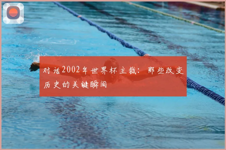对话2002年世界杯主裁：那些改变历史的关键瞬间