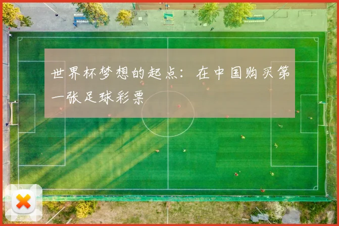 世界杯梦想的起点：在中国购买第一张足球彩票