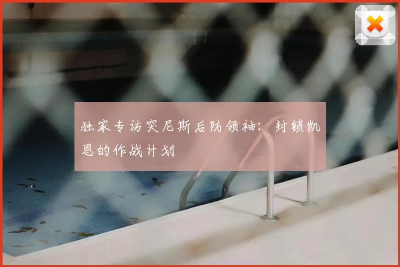独家专访突尼斯后防领袖：封锁凯恩的作战计划